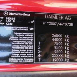 foto 6x4 Mercedes-Benz 2645 K